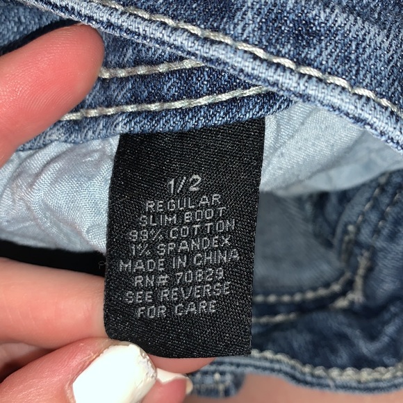 Premiere by rue 21 1/2R slim boot cut jeans - Picture 8 of 10